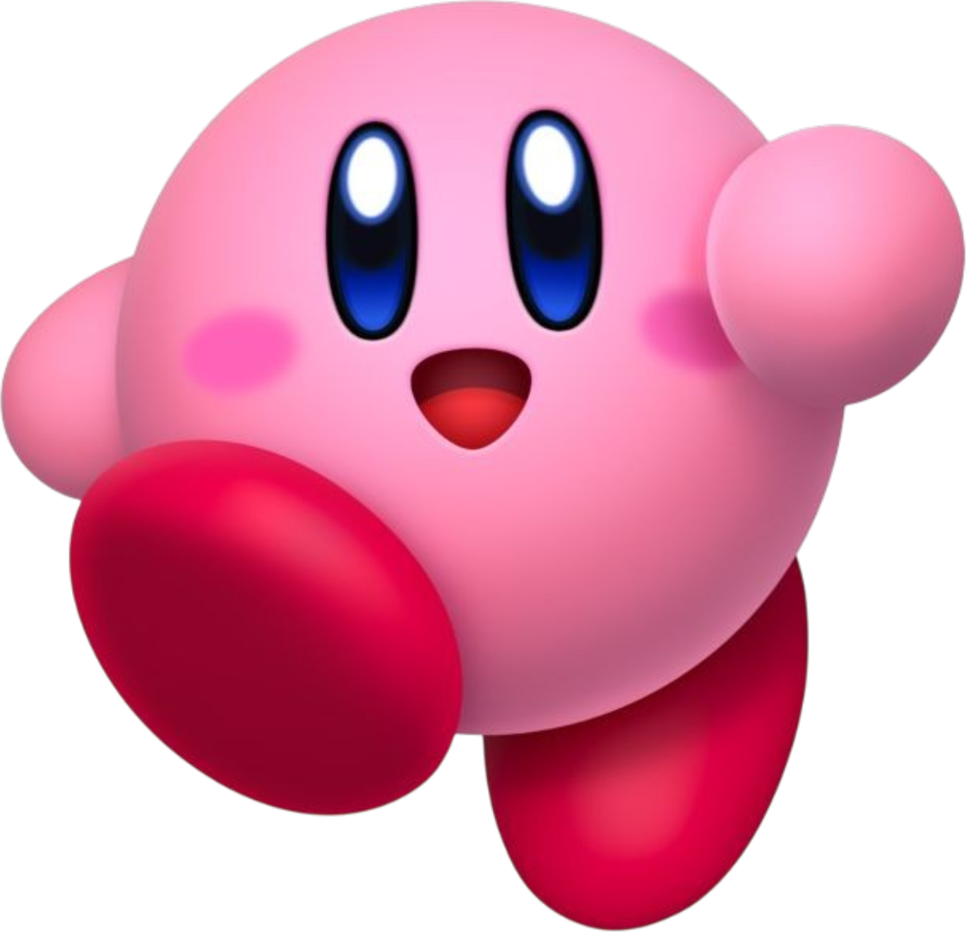 Pink game mascot character decoration