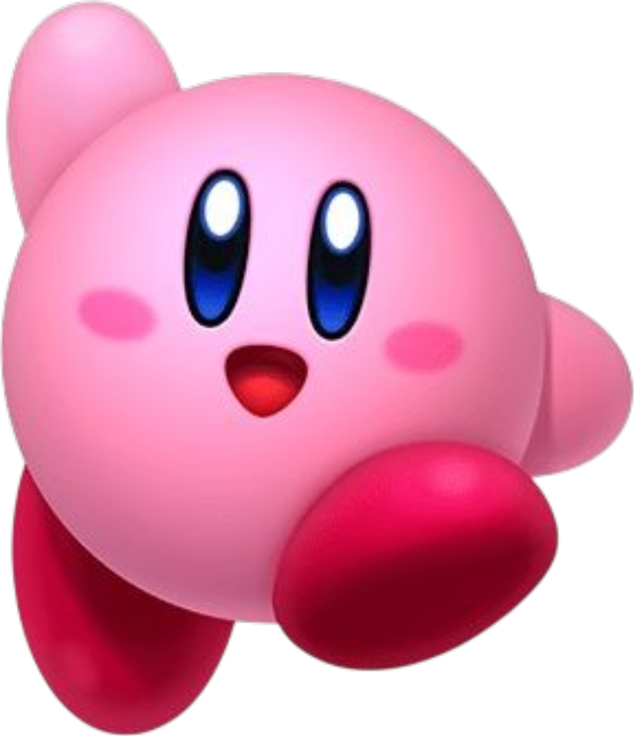 Pink game mascot character decoration
